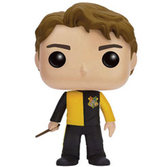 Figura de Cedric Diggory realizada en vinilo perteneciente a la línea Pop! de Funko. La figura tiene una altura aproximada de 9 cm., y está basada en la saga de películas de Harry Potter.