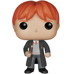 Figura de Ron Weasley realizada en vinilo perteneciente a la línea Pop! de Funko. La figura tiene una altura aproximada de 9 cm., y está basada en la saga de películas de Harry Potter.