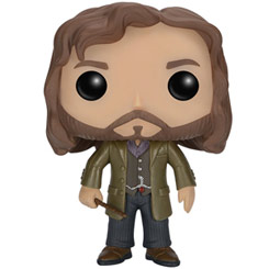 Figura de Sirius Black realizada en vinilo perteneciente a la línea Pop! de Funko. La figura tiene una altura aproximada de 9 cm., y está basada en la saga de películas de Harry Potter.