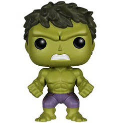 Figura de Hulk realizada en vinilo perteneciente a la línea Pop! de Funko. La figura tiene una altura aproximada de 10 cm., y está basada en la película Vengadores: La Era de Ultrón. 