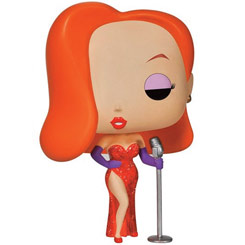 Figura de Jessica Rabbit realizada en vinilo perteneciente a la línea Pop! de Funko. La figura tiene una altura aproximada de 10 cm., y está basada en la película ¿Quién engañó a Roger Rabbit?.