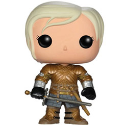 Figura de Brienne of Tarth realizada en vinilo perteneciente a la línea Pop! de Funko. La figura tiene una altura aproximada de 10 cm., y está basada en la serie de TV Juego de Tronos.