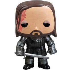 Figura The Hound realizada en vinilo perteneciente a la línea Pop! de Funko. La figura tiene una altura aproximada de 10 cm., y está basada en la serie de TV Juego de Tronos.