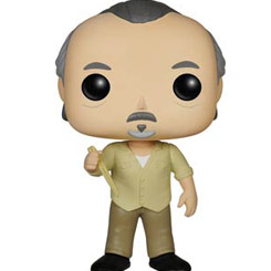 Figura del Sr. Miyagi realizada en vinilo perteneciente a la línea Pop! de Funko. La figura tiene una altura aproximada de 10 cm., y está basada en la película Karate Kid.