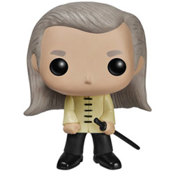 Figura de Bill realizada en vinilo perteneciente a la línea Pop! de Funko. La figura tiene una altura aproximada de 10 cm., y está basada en la película de Quentin Tarantino Kill Bill.