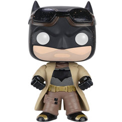 Figura del Knightmare Batman realizada en vinilo perteneciente a la línea Pop! de Funko. La figura tiene una altura aproximada de 10 cm., y está basada en la película Batman v Superman: El Amanecer de la Justicia.