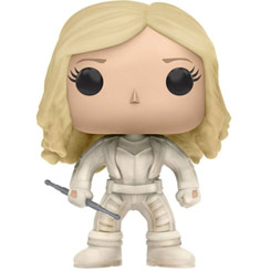 Figura White Canary realizada en vinilo perteneciente a la línea Pop! de Funko. La figura tiene una altura aproximada de 10 cm., y está basada en la serie de televisión Legends of Tomorrow del Universo de DC Comics.