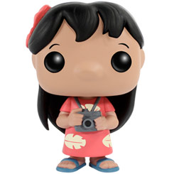 Figura de Lilo realizada en vinilo perteneciente a la línea Pop! de Funko. La figura tiene una altura aproximada de 10 cm., y está basada en la película de Disney Lilo y Stitch.