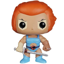 Figura de Lion-O realizada en vinilo perteneciente a la línea Pop! de Funko. La figura tiene una altura aproximada de 10 cm., y está basada en la serie de dibujos animados ThunderCats. 