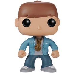 Figura de Mikey realizada en vinilo perteneciente a la línea Pop! de Funko. La figura tiene una altura aproximada de 10 cm., y está basada en la película de Los Goonies. 