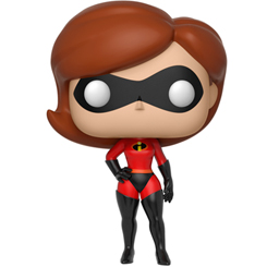 Figura de Helen Parr / Elastigirl realizada en vinilo perteneciente a la línea Pop! de Funko. La figura tiene una altura aproximada de 10 cm., y está basada en la película de Disney Los increíbles.