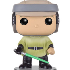 Figura de Luke Skywalker en Endor realizada en vinilo perteneciente a la línea Pop! de Funko. La figura tiene una altura aproximada de 9 cm., y está basada en la saga de Star Wars. 