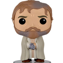 Figura de Luke Skywalker en el Episode VII realizada en vinilo perteneciente a la línea Pop! de Funko. La figura tiene una altura aproximada de 9 cm., y está basada en la saga de Star Wars.