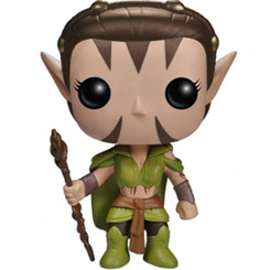 Figura de Nissa Revane realizada en vinilo perteneciente a la línea Pop! de Funko. La figura tiene una altura aproximada de 10 cm., y está basada en el famoso juego de cartas Magic the Gathering.