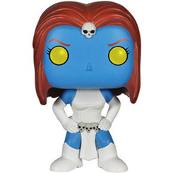 Figura de Mística realizada en vinilo perteneciente a la línea Pop! de Funko. La figura tiene una altura aproximada de 10 cm., y está basada en el Universo de Marvel Comics.