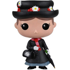 Figura de Mary Poppins realizada en vinilo perteneciente a la línea Pop! de Funko. La figura tiene una altura aproximada de 10 cm., y está basada en la película de Disney Mary Poppins.