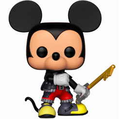 Figura de Mickey realizada en vinilo perteneciente a la línea Pop! de Funko. La figura tiene una altura aproximada de 10 cm., y está basada en la saga de videojuegos Kingdom Hearts . 