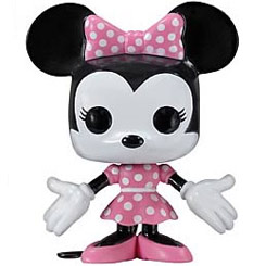 Figura de Minnie Mouse realizada en vinilo perteneciente a la línea Pop! de Funko. La figura tiene una altura aproximada de 10 cm., y está basada en la divertida ratoncita de Walt Disney Minnie Mouse.