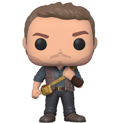 Figura de Owen realizada en vinilo perteneciente a la línea Pop! de Funko. La figura tiene una altura aproximada de 9 cm., y está basada en la saga de películas de Jurassic Park.