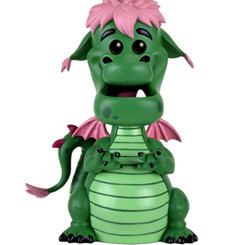 Figura del Dragón Elliott realizada en vinilo perteneciente a la línea Pop! de Funko. La figura tiene una altura aproximada de 15 cm., y está basada en la película Pedro y el Dragón Elliott.