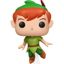 Figura de Peter Pan realizada en vinilo perteneciente a la línea Pop! de Funko. La figura tiene una altura aproximada de 9 cm., y está basada en la película de Disney Peter Pan. 