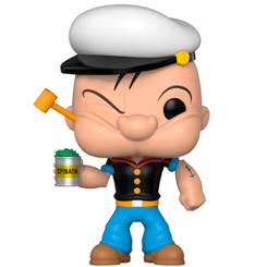 Preciosa figura de Popeye realizada en vinilo perteneciente a la línea Pop! de Funko. La figura tiene una altura aproximada de 10 cm., y está basada en la divertida serie de televisión de Popeye el marino.