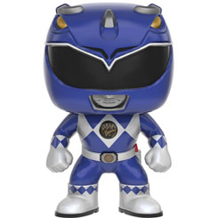 Figura Bue Ranger realizada en vinilo perteneciente a la línea Pop! de Funko. La figura tiene una altura aproximada de 10 cm., y está basada en la serie de televisión Power Rangers.