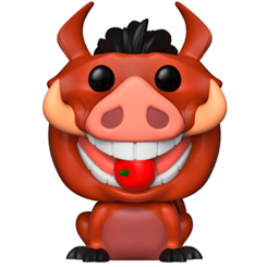 Figura del divertido Luau Pumbaa realizada en vinilo perteneciente a la línea Pop! de Funko. La figura tiene una altura aproximada de 10 cm., y está basado en la película de Disney El Rey León.