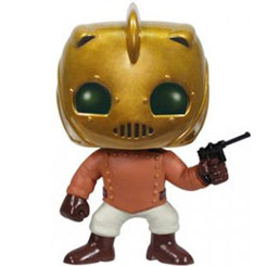 Figura de Rocketeer realizada en vinilo perteneciente a la línea Pop! de Funko. La figura tiene una altura aproximada de 10 cm., y está basada en la película de Disney Rocketeer.