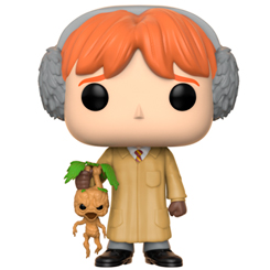 Figura de Ron Weasley Herbology realizada en vinilo perteneciente a la línea Pop! de Funko. La figura tiene una altura aproximada de 9 cm., y está basada en la saga de películas de Harry Potter. 