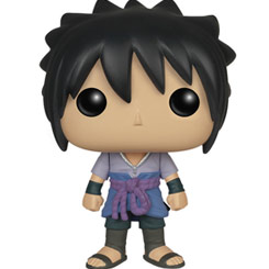 Figura de Sasuke realizado en vinilo perteneciente a la línea Pop! de Funko. La figura tiene una altura aproximada de 10 cm., y está basada en la serie de TV Naruto Shippuden.