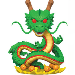 Figura de Shenron realizada en vinilo perteneciente a la línea Pop! de Funko. La figura tiene una altura aproximada de 15 cm., y está basada en la serie de animación DragonBall Z.