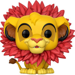 Preciosa figura de Simba "Voy a ser Rey León" realizada en vinilo perteneciente a la línea Pop! de Funko. La figura tiene una altura aproximada de 10 cm., y está basado en la película de Disney El Rey León.