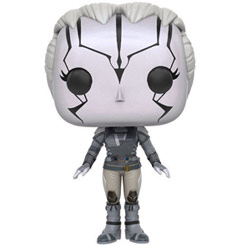 Figura de Jaylah realizada en vinilo perteneciente a la línea Pop! de Funko. La figura tiene una altura aproximada de 10 cm., y está basada en la película Star Trek Beyond.