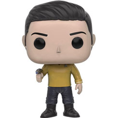 Figura de Sulu realizada en vinilo perteneciente a la línea Pop! de Funko. La figura tiene una altura aproximada de 10 cm., y está basada en la película Star Trek Beyond. 