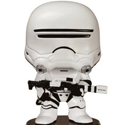 Figura de First Order Flametrooper realizada en vinilo perteneciente a la línea Pop! de Funko. La figura tiene una altura aproximada de 9 cm., y está basada en la saga de Star Wars. 