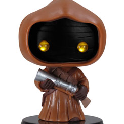 Figura de Jawa realizada en vinilo perteneciente a la línea Pop! de Funko. La figura tiene una altura aproximada de 9 cm., y está basada en la saga de Star Wars.