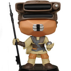 Figura de la Princesa Leia (Boushh) realizada en vinilo perteneciente a la línea Pop! de Funko. La figura tiene una altura aproximada de 9 cm., y está basada en la saga de Star Wars.