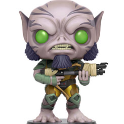 Figura de Zeb realizada en vinilo perteneciente a la línea Pop! de Funko. La figura tiene una altura aproximada de 9 cm., y está basada en la saga de Star Wars.