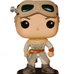 Figura de Rey realizada en vinilo perteneciente a la línea Pop! de Funko. La figura tiene una altura aproximada de 9 cm., y está basada en la saga de Star Wars.