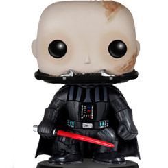 Figura de Darth Vader sin máscara realizada en vinilo perteneciente a la línea Pop! de Funko. La figura tiene una altura aproximada de 9 cm., y está basada en la saga de Star Wars.