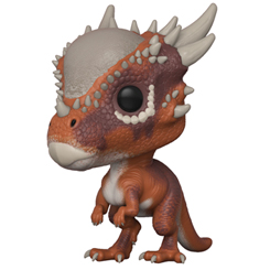 Figura del Stygimoloch realizada en vinilo perteneciente a la línea Pop! de Funko. La figura tiene una altura aproximada de 9 cm., y está basada en la saga de películas de Jurassic Park. 