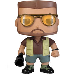 Figura de Walter realizada en vinilo perteneciente a la línea Pop! de Funko. La figura tiene una altura aproximada de 10 cm., y está basada en la película El Gran Lebowski. 