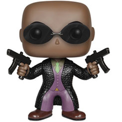 Figura de Morpheus realizada en vinilo perteneciente a la línea Pop! de Funko. La figura tiene una altura aproximada de 9 cm., y está basada en la saga de The Matrix. 