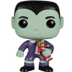 Figura de Eddie Monster realizada en vinilo perteneciente a la línea Pop! de Funko. La figura tiene una altura aproximada de 9 cm., y está basada en la divertida serie de televisión La Familia Monster.