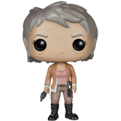 Figura de Carol Peletier realizada en vinilo perteneciente a la línea Pop! de Funko. La figura tiene una altura aproximada de 10 cm., y está basada en la serie de TV The Walking Dead.