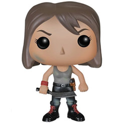 Figura de Maggie realizada en vinilo perteneciente a la línea Pop! de Funko. La figura tiene una altura aproximada de 10 cm., y está basada en la serie de TV The Walking Dead. 