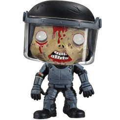 Figura Guardia de Prisión Zombi realizada en vinilo perteneciente a la línea Pop! de Funko. La figura tiene una altura aproximada de 10 cm., y está basada en la serie de TV The Walking Dead.