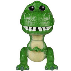 Figura de Rex realizada en vinilo perteneciente a la línea Pop! de Funko para celebrar el 20th Aniversario de Toy Stoy. La figura tiene una altura aproximada de 10 cm., y está basada en la película de Disney Toy Story. 