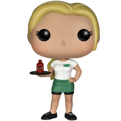 Figura de Sookie Stackhouse realizada en vinilo perteneciente a la línea Pop! de Funko. La figura tiene una altura aproximada de 10 cm., y está basada en la serie de TV True Blood.